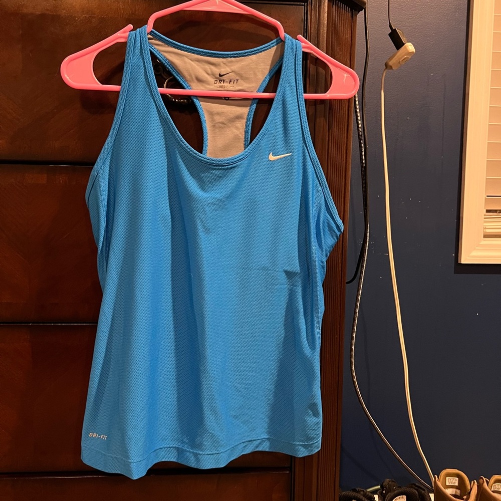 Nike Blue racer back DRYfit